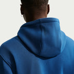 Nike Herren Fleece Pullover Hoodie - Court Blue