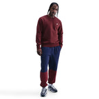 Nike Herren Club Fleece Rundhalspullover – Dunkles Teamrot