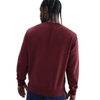 Nike Herren Club Fleece Rundhalspullover – Dunkles Teamrot