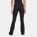 Nike Damen Sportswear Chill Knit Leggings mit ausgestelltem Bein – Schwarz