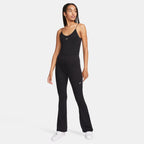 Nike Damen Sportswear Chill Knit Leggings mit ausgestelltem Bein – Schwarz