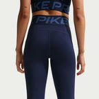 Legging taille haute Nike pour femme - Bleu marine minuit