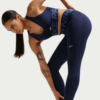 Legging taille haute Nike pour femme - Bleu marine minuit