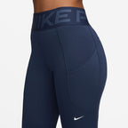Legging taille haute Nike pour femme - Bleu marine minuit