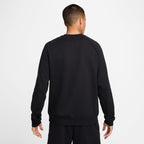 Nike Herren Primary Fleece Rundhalspullover - Schwarz