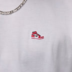 Air Jordan Herren Sneaker Patch T-Shirt - Weiß