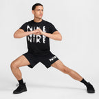 T-shirt Nike Hyverse pour Homme - Noir/Blanc