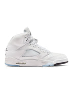 Air Jordan Herren 5 Retro - White Metallic