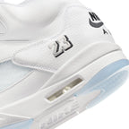 Air Jordan Herren 5 Retro - White Metallic