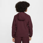 Hoodie Nike Tech Fleece pour Garçon - Rouge cassis/Noir