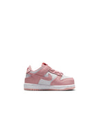 Nike (TD) Dunk Low - White/Pink Glaze