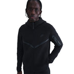 Veste de survêtement Nike Tech Fleece entièrement zippée pour homme - Noir