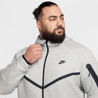 Sweat à capuche Nike Tech Fleece pour homme - Gris chiné