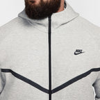 Sweat à capuche Nike Tech Fleece pour homme - Gris chiné
