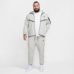 Sweat à capuche Nike Tech Fleece pour homme - Gris chiné