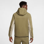 Haut à Capuche Nike Tech Fleece Homme - Kaki Medium/Vert Army Clair