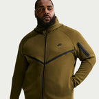 Nike Mens Tech Fleece Windrunner Jacket - Olive Flak