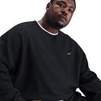 Nike Solo Swoosh Crewneck für Herren – Schwarz