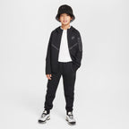 Nike Big Kids Tech Fleece Hoodie - Black