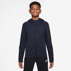 Nike Sportswear Tech Fleece Hoodie für ältere Kinder – Obsidian