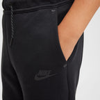 Jogging Nike Sportswear Tech Fleece pour grand enfant - Noir