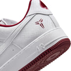 Nike Homme Kobe Air Force 1 Low - Blanc/Rouge Équipe