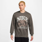 Nike - Sweat Ras du Cou Club Fleece Sportswear pour Homme - Cave Stone