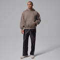Air Jordan Mens Brooklyn Fleece Pullover Hoodie - Olive Grey
