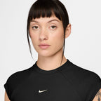 Haut côtelé Chill Knit Nike Sportswear pour Femme - Noir