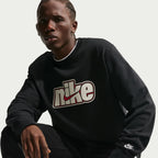 Haut Nike Sportswear Club Fleece en tissu Fleece - Homme - Noir/Voile