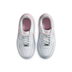 Nike (PS) Force 1 Low - Blanc/Rose clair
