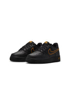 Nike Big Kids Air Force 1 - Schwarz/Sundial