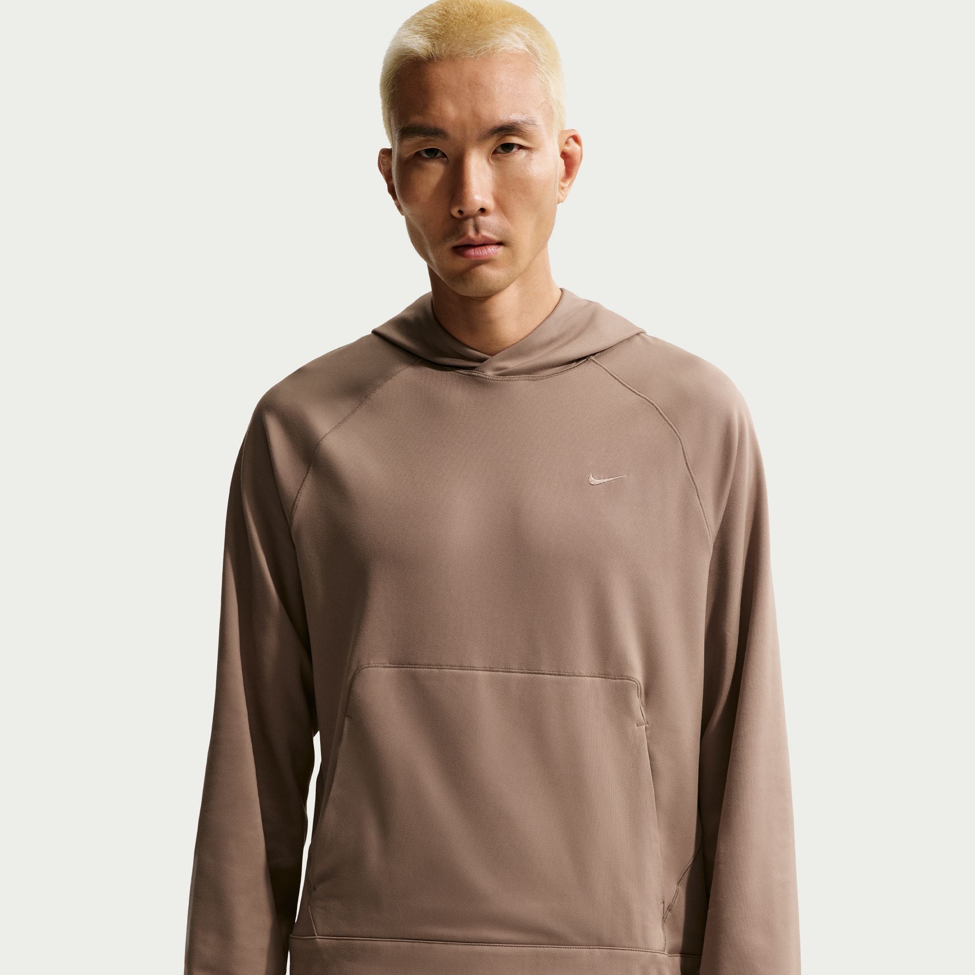 Nike Mens Primary NanoKnit Pullover Hoodie - Mink Brown