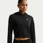 Sweat à Capuche Léger en Maille Nike Sportswear Chill pour Femme - Noir/Craie