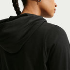 Sweat à Capuche Léger en Maille Nike Sportswear Chill pour Femme - Noir/Craie
