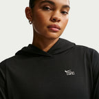 Sweat à Capuche Léger en Maille Nike Sportswear Chill pour Femme - Noir/Craie
