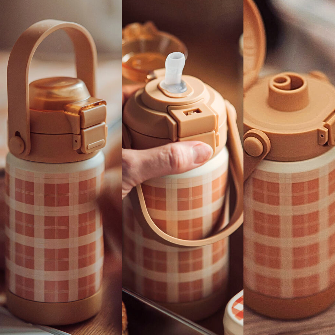 Sip + Chug 2 in 1 Thermo Water Bottle 24 oz. | Buckwheat - The7Letter