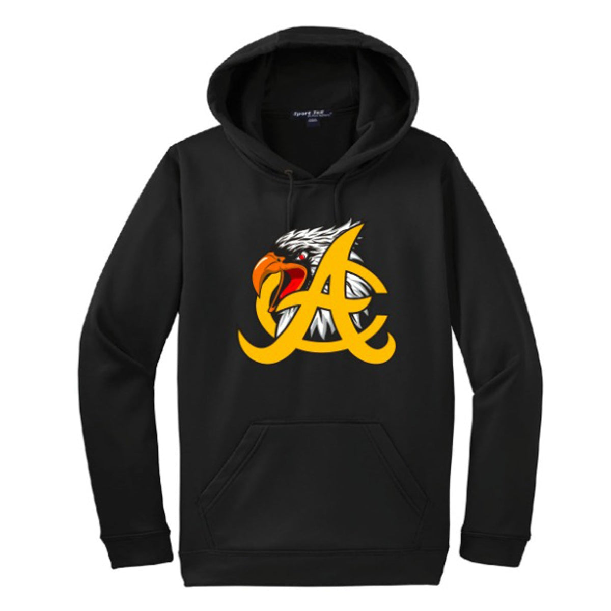 Aguilas Sport Tek Schwarzer Kapuzenpullover
