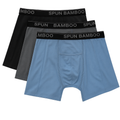Men's Bamboo Viscose Boxer Briefs - 3-Pack Mixed Colors - The7Letter