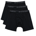 Men's Bamboo Viscose Boxer Briefs Underwear Black Color - 3-pack - The7Letter