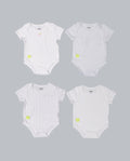 Baby Boy Short Sleeve 4pc Onesie Set - The7Letter