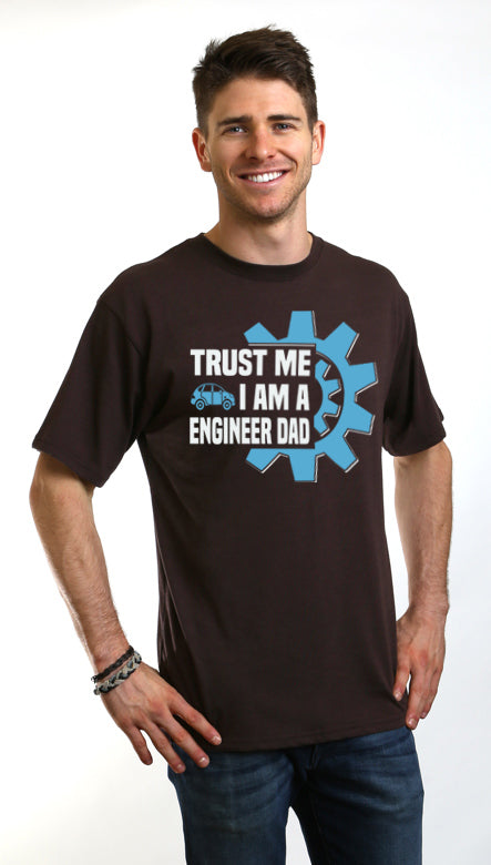 Trust Me I'm a Engineer Dad Men's Bamboo Viscose/Organic Cotton Short Sleeve Graphic T-Shirt - The7Letter