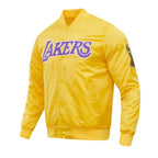 Pro Standard LA Lakers Big Logo Satinjacke - Gold