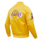 Pro Standard LA Lakers Big Logo Satinjacke - Gold