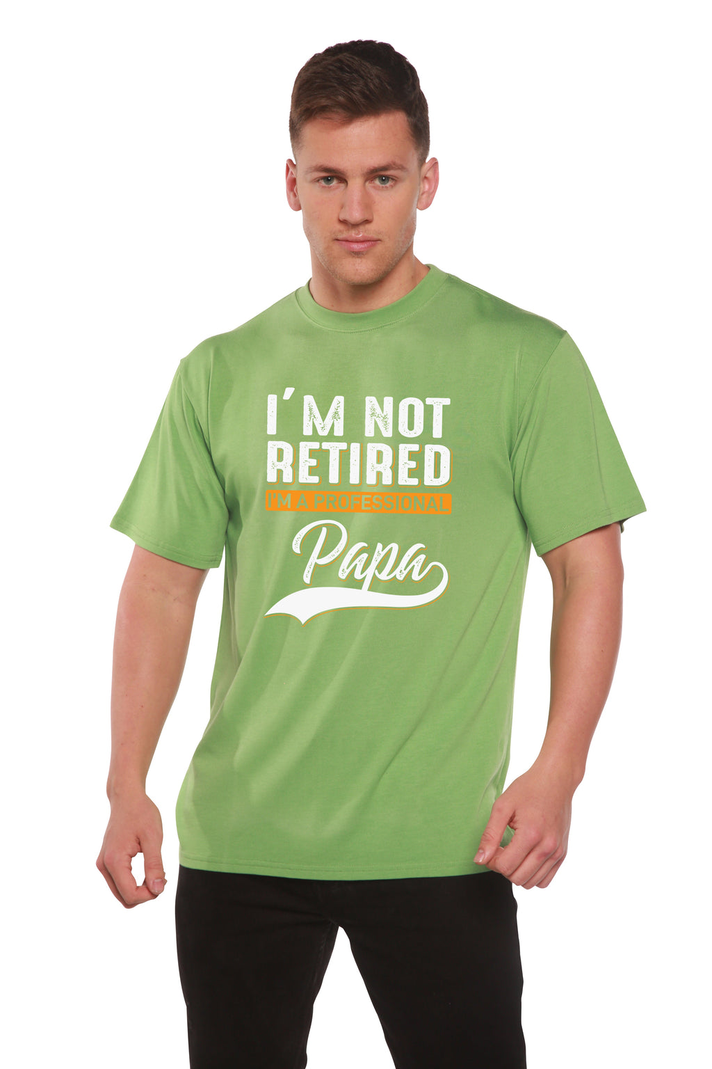 I'm not Retired Men's Bamboo Viscose/Organic Cotton Short Sleeve Graphic T-Shirt - The7Letter