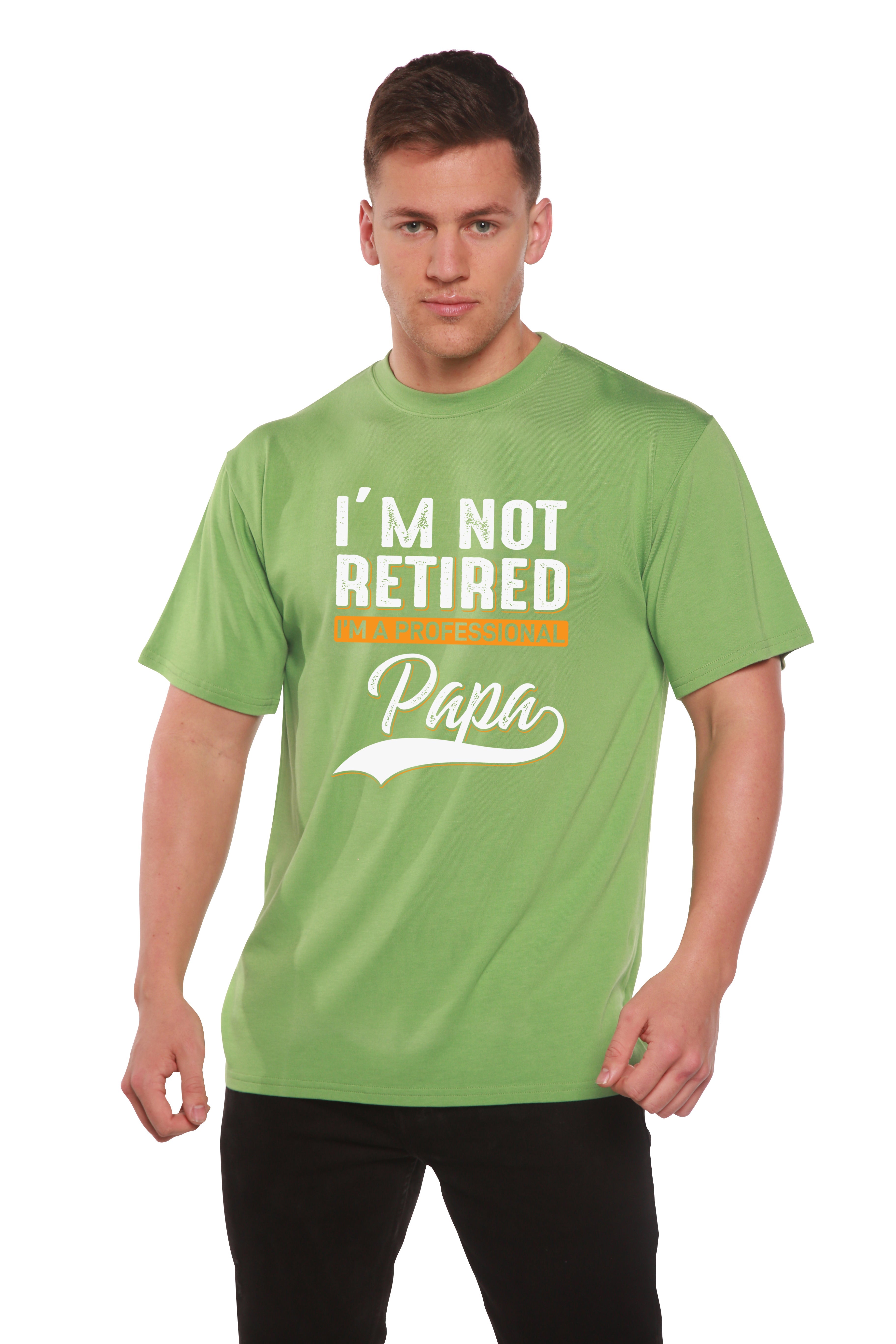 I'm not Retired Men's Bamboo Viscose/Organic Cotton Short Sleeve Graphic T-Shirt - The7Letter