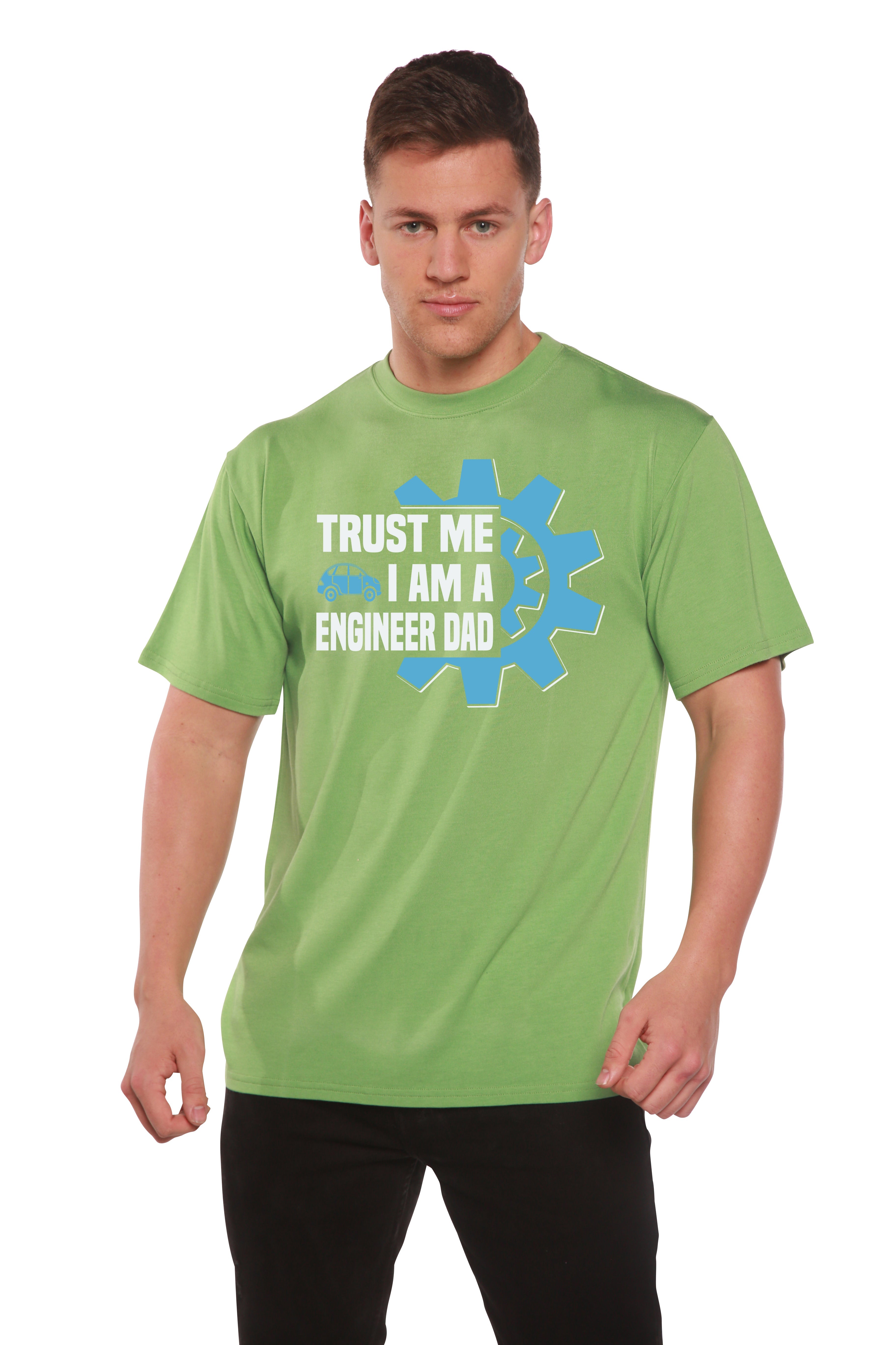 Trust Me I'm a Engineer Dad Men's Bamboo Viscose/Organic Cotton Short Sleeve Graphic T-Shirt - The7Letter