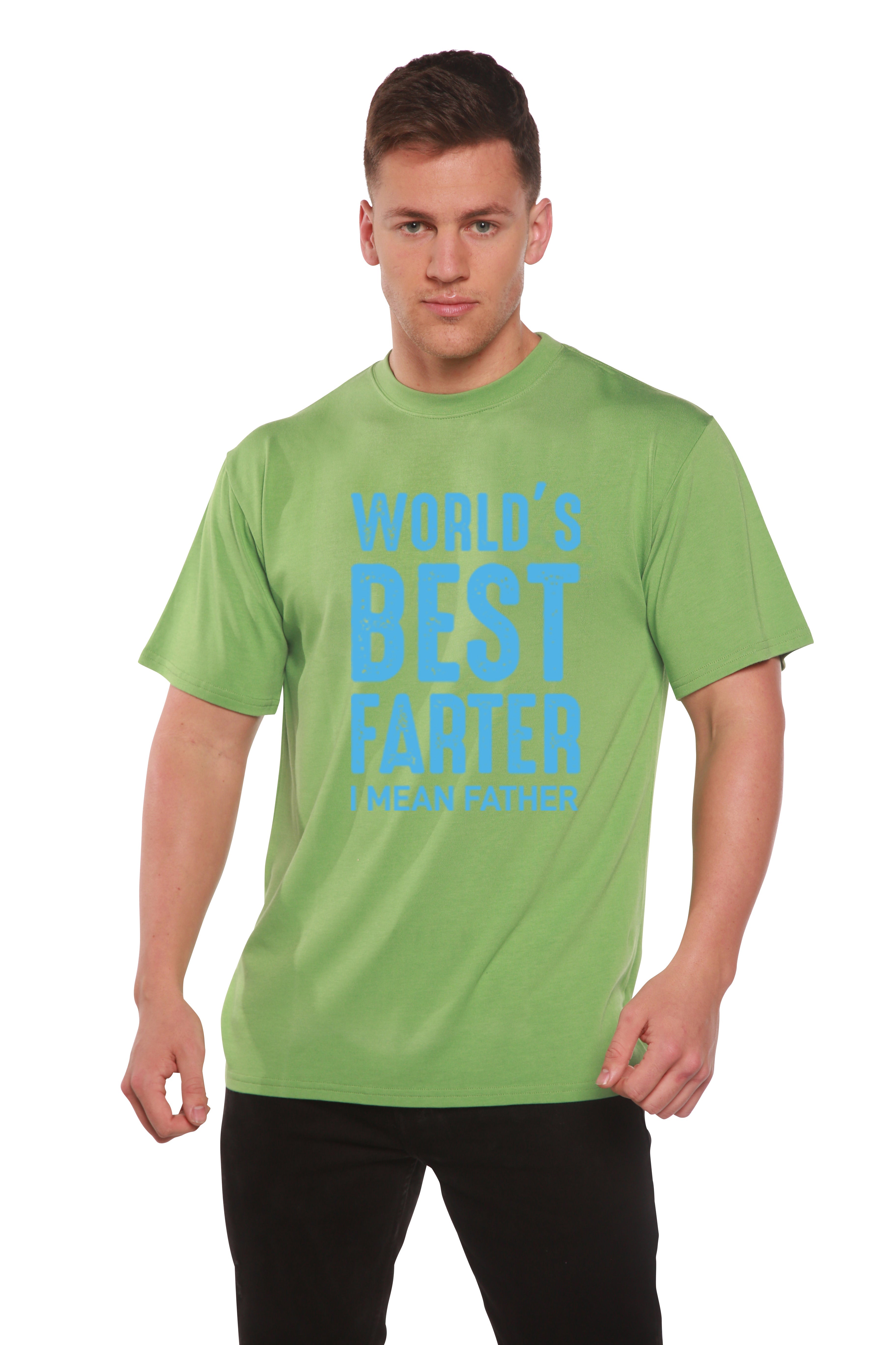 World's Best Farter Men's Bamboo Viscose/Organic Cotton Short Sleeve Graphic T-Shirt - The7Letter