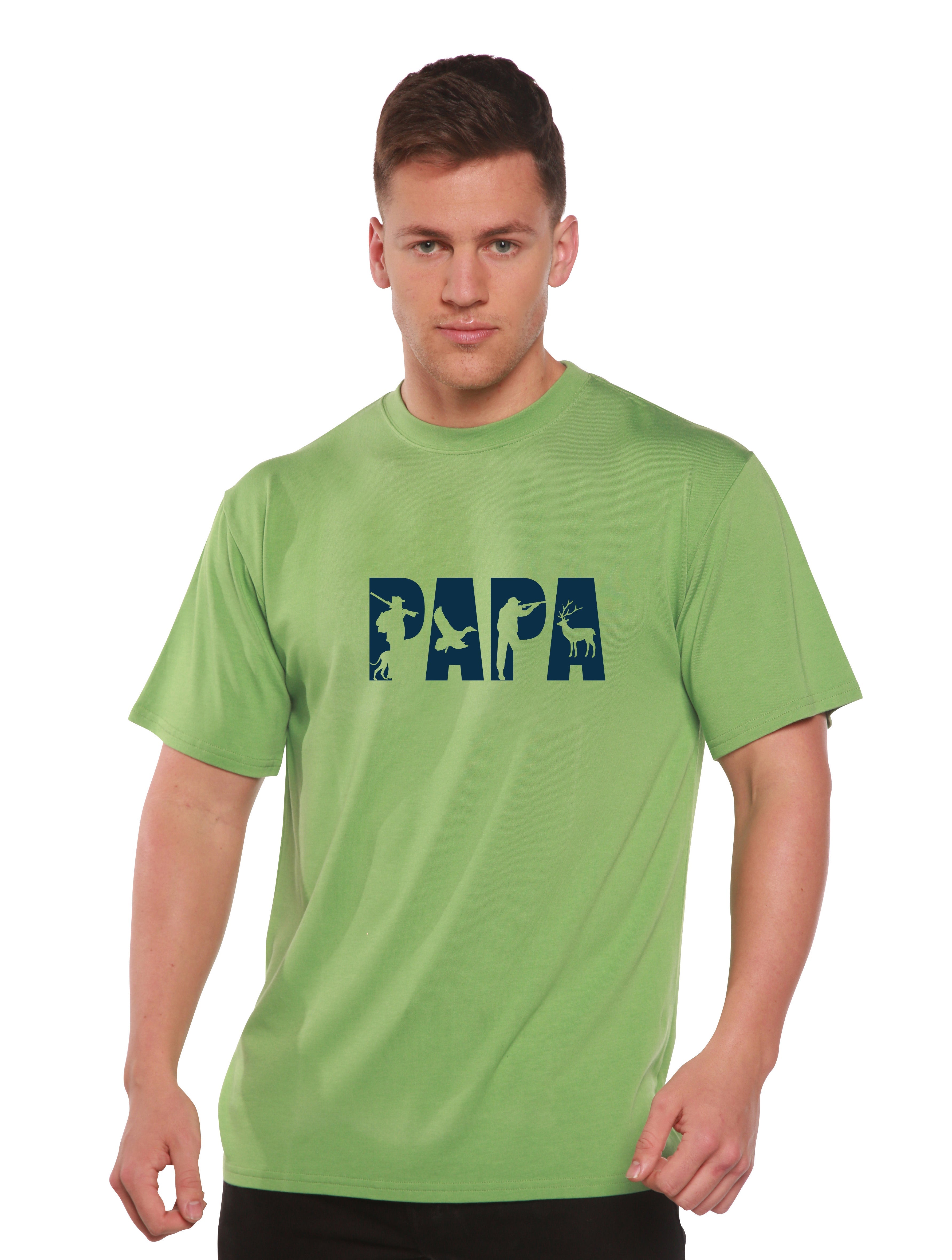 PAPA Men's Bamboo Viscose/Organic Cotton Short Sleeve Graphic T-Shirt - The7Letter
