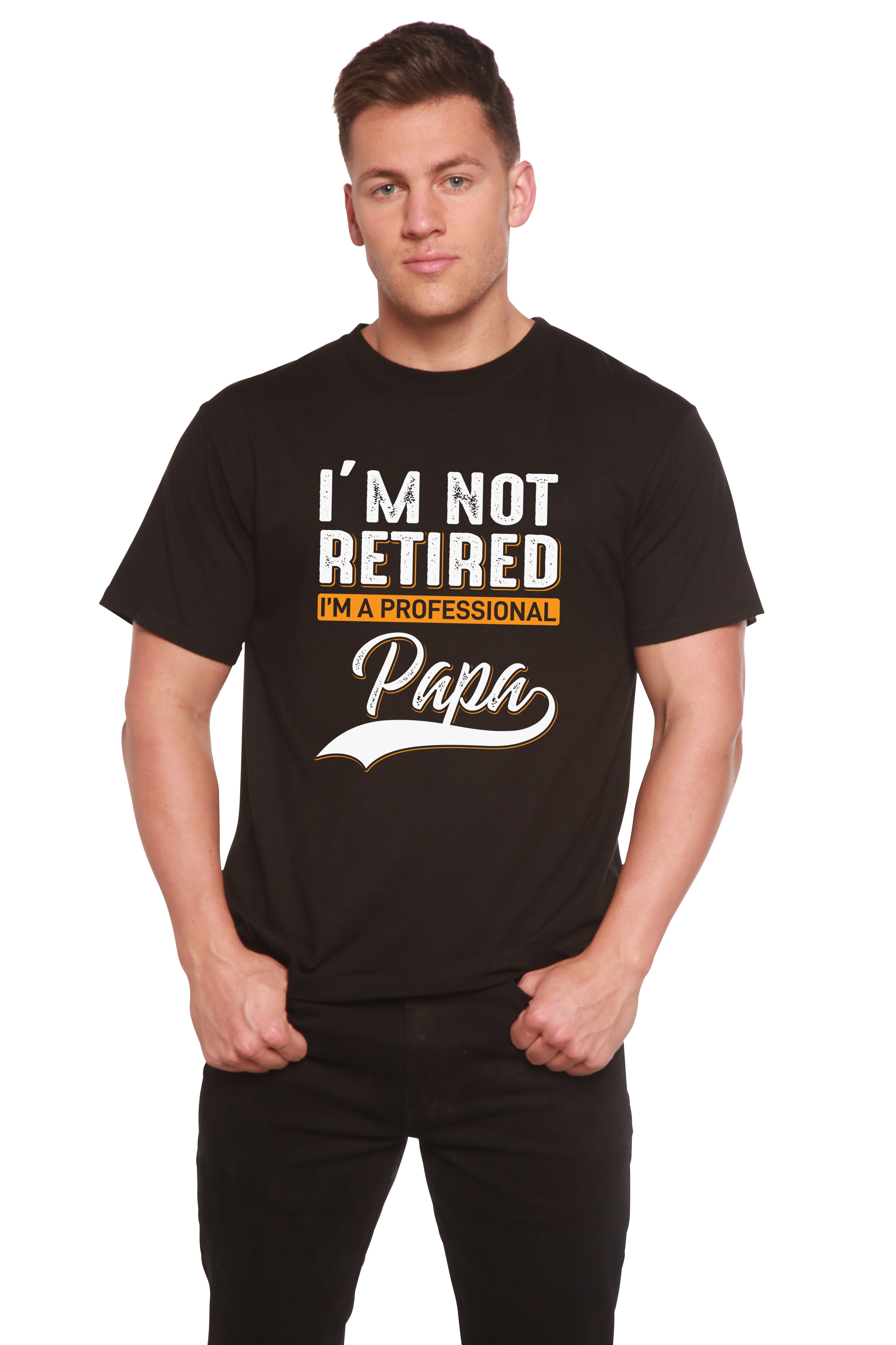 I'm not Retired Men's Bamboo Viscose/Organic Cotton Short Sleeve Graphic T-Shirt - The7Letter
